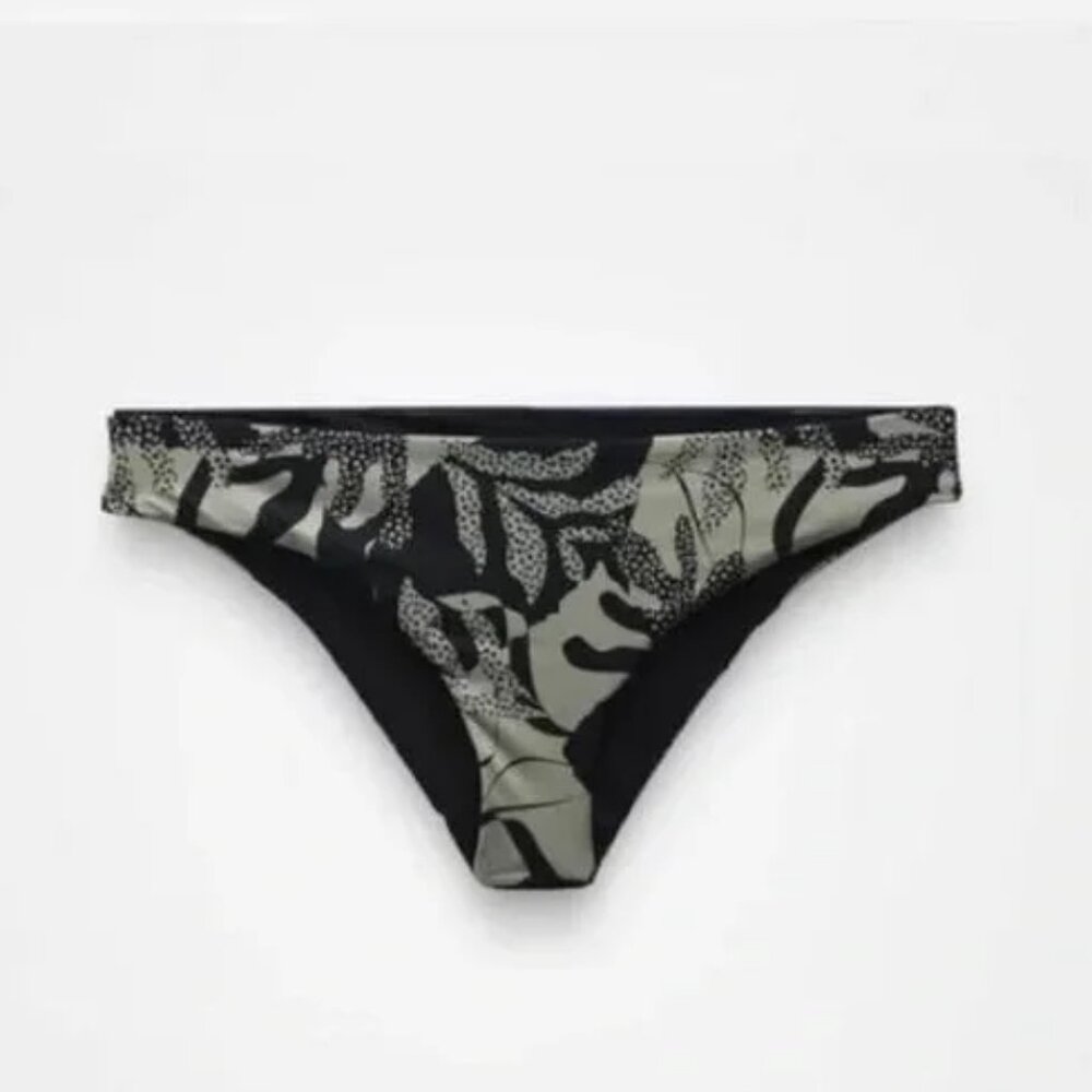 prAna Gemma Reversible Bikini Bottom Large Eco Swim UPF 50 Cheeky NWT